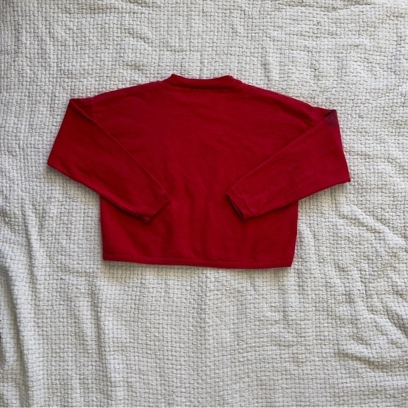 VINTAGE U.S. Navy Girls Cropped Pullover Sweatshirt - Picture 4 of 8